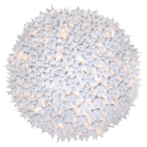 Plafoniera Kartell, Bloom C1, Bianco, Soggiorno, Plastica, Design