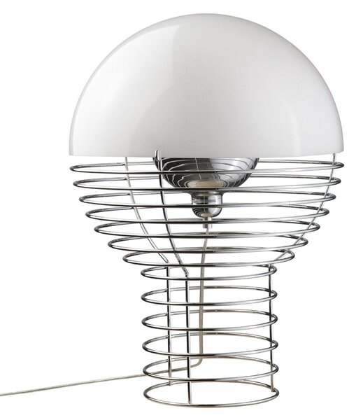 Lampade da tavolo Verpan, Wire Large, Metallizzato, Soggiorno, Metallo, Design