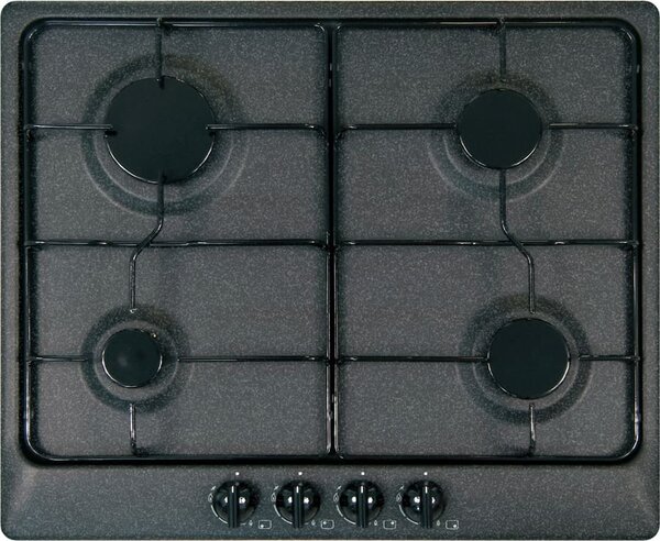 Plados STAR60 Piano Cottura 4 Fuochi a Gas colore Black Matt