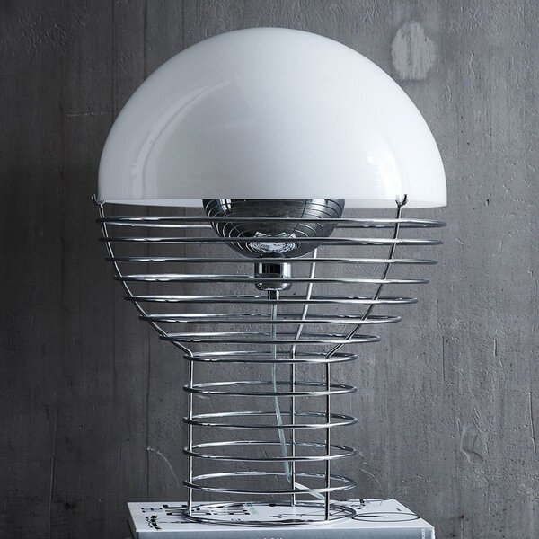 Lampade da tavolo Verpan, Wire Large, Metallizzato, Soggiorno, Metallo, Design