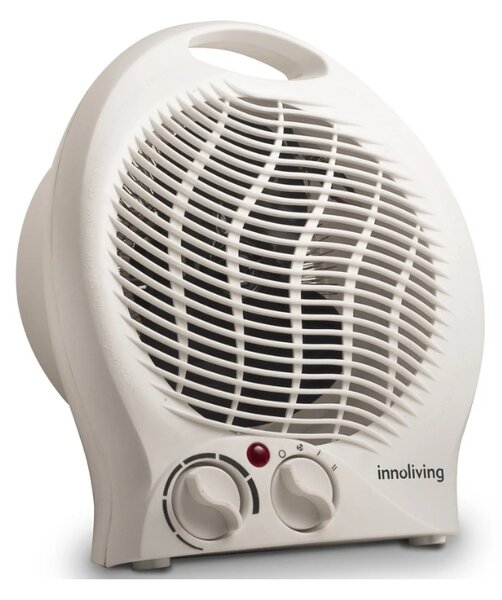 INNOLIVING Termoventilatore Stufa Elettrica Caldobagno Potenza 2000 Watt 2 Livelli di Potenza - INN580NEW