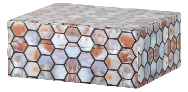 Scatola decorativa in poliresina 13x10x5 cm Domino - Bloomingville