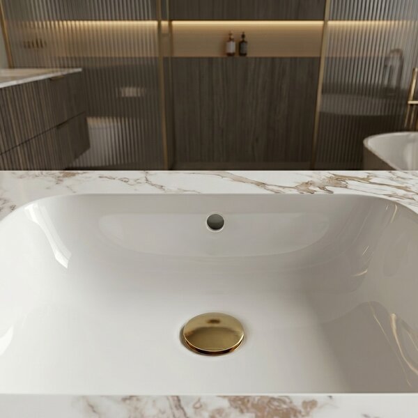 Lavabo sospeso REA Aresa Cold Jade 80