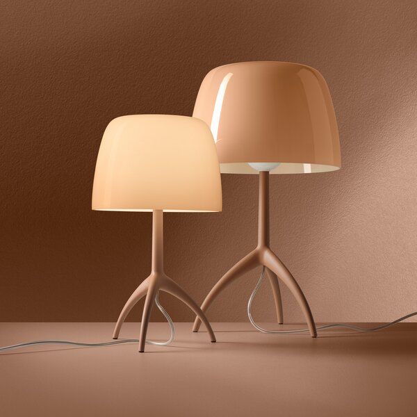 Lampade da tavolo Foscarini, Lumiere nuances piccola, dimmerabile, Soggiorno, Vetro, Design