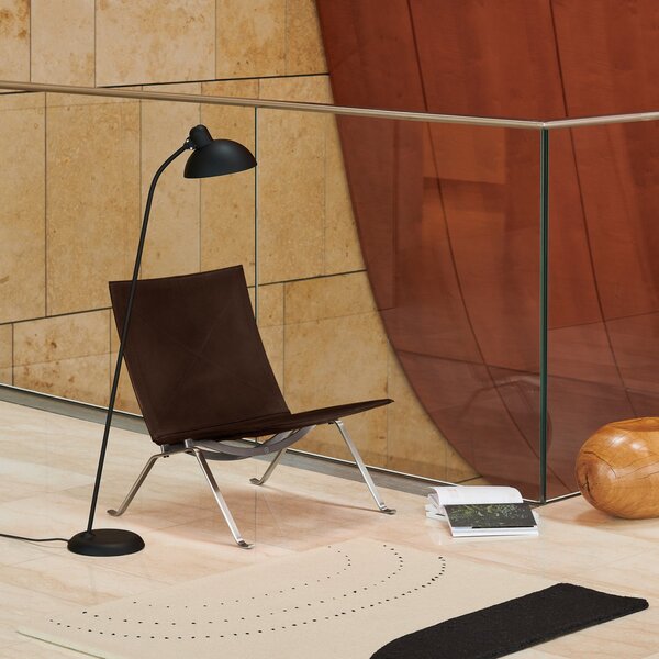 Lampada da terra FRITZ HANSEN, Kaiser Idell 6556-F, Nero, Soggiorno, Metallo, Design