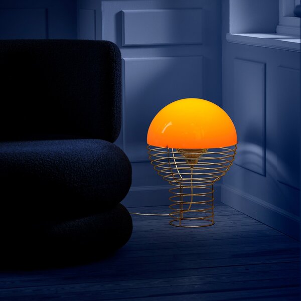 Lampade da tavolo Verpan, Wire Large, Metallizzato, Soggiorno, Metallo, Design