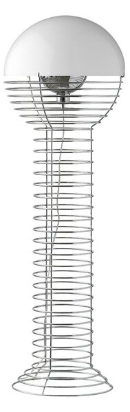 Lampada da terra Verpan, Wire, Metallizzato, Soggiorno, Metallo, Design