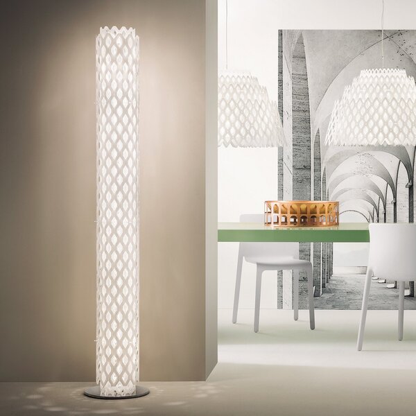 Lampada da terra Slamp, Charlotte, Bianco, Soggiorno, Plastica, Design