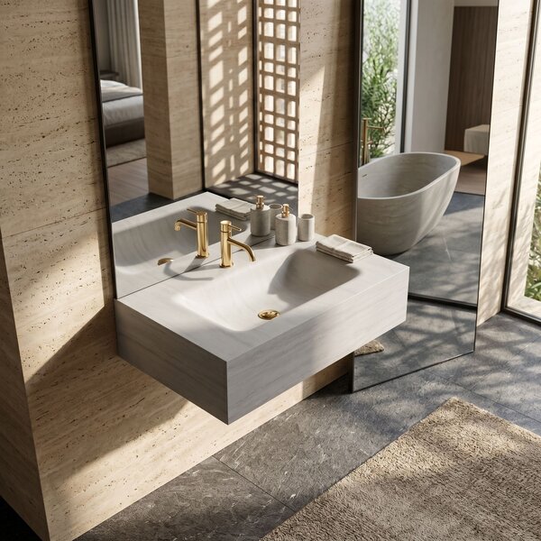Lavabo sospeso REA Apollo Muralto Roma 80