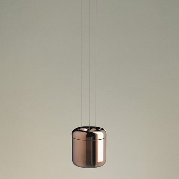 Lampada a sospensione Serien Lighting, Cavity Suspension L, dimmerabile, Bronzo / Ottone anticato, Soggiorno, Metallo, Design