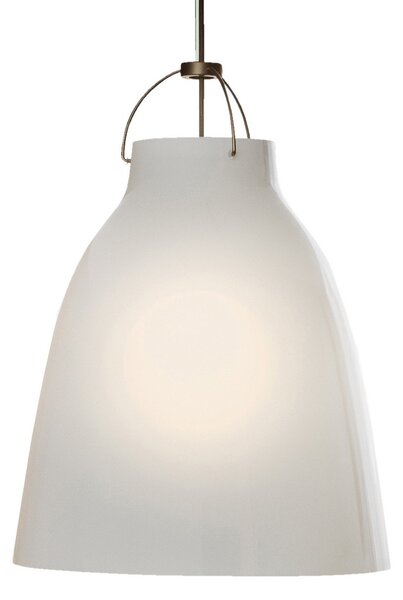 Lampada a sospensione FRITZ HANSEN, Caravaggio P3, dimmerabile, Bianco, Soggiorno, Vetro, Design