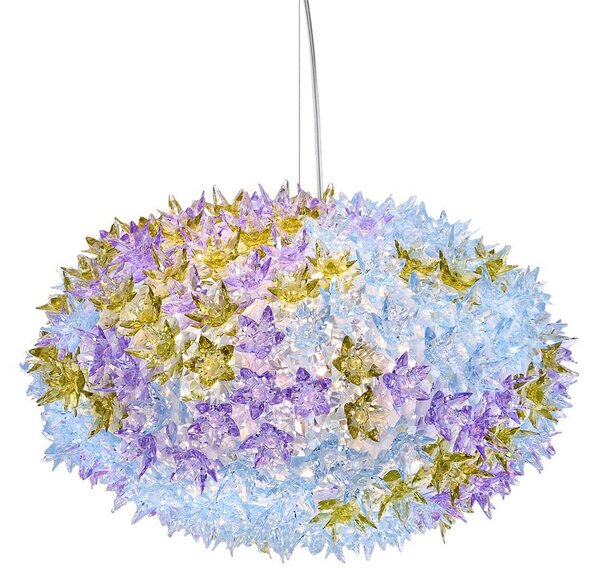 Lampada a sospensione Kartell, Bloom S1, Viola, Soggiorno, Plastica, Design