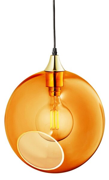 Lampada a sospensione DESIGN BY US, Ballroom XL, dimmerabile, Arancione, Soggiorno, Vetro, Design