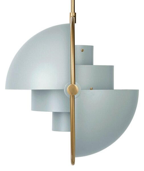 Lampada a sospensione GUBI, Multi-Lite, dimmerabile, Verde, Soggiorno, Metallo, Design