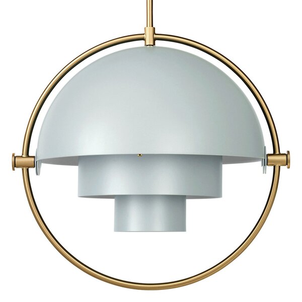 Lampada a sospensione GUBI, Multi-Lite, dimmerabile, Verde, Soggiorno, Metallo, Design
