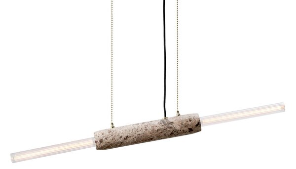 Lampada a sospensione DESIGN BY US, Limbo, dimmerabile, Marrone / Ruggine, Sala da pranzo, Marmo, Design