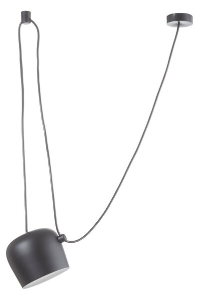 Lampada a sospensione FLOS, AIM Small, dimmerabile, Nero, Soggiorno, Metallo, Design