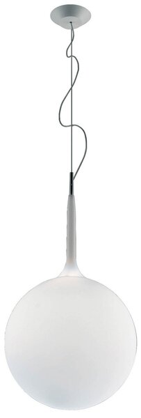 Lampada a sospensione Artemide, Castore, dimmerabile, Bianco, Soggiorno, Vetro, Design
