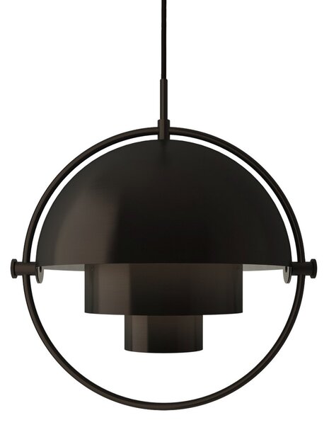 Lampada a sospensione GUBI, Multi-Lite, dimmerabile, Nero, Soggiorno, Metallo, Design