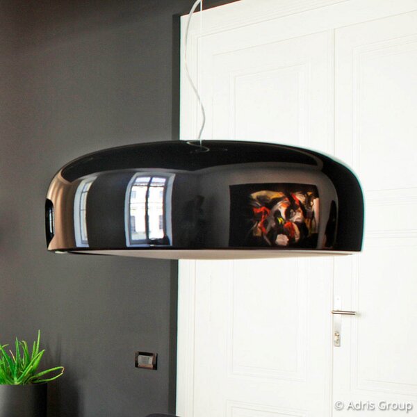 Lampada a sospensione FLOS, Smithfield, dimmerabile, Nero, Soggiorno, Metallo, Design