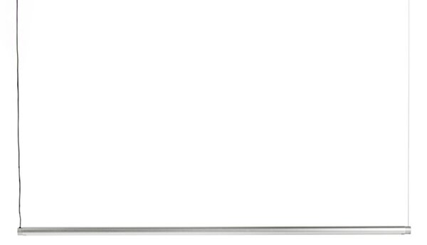 Lampada a sospensione HAY, Factor Linear 1500, dimmerabile, Metallizzato, Cucina, Metallo, Design