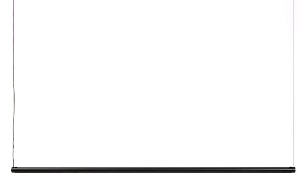 Lampada a sospensione HAY, Factor Linear 1500, dimmerabile, Nero, Cucina, Metallo, Design