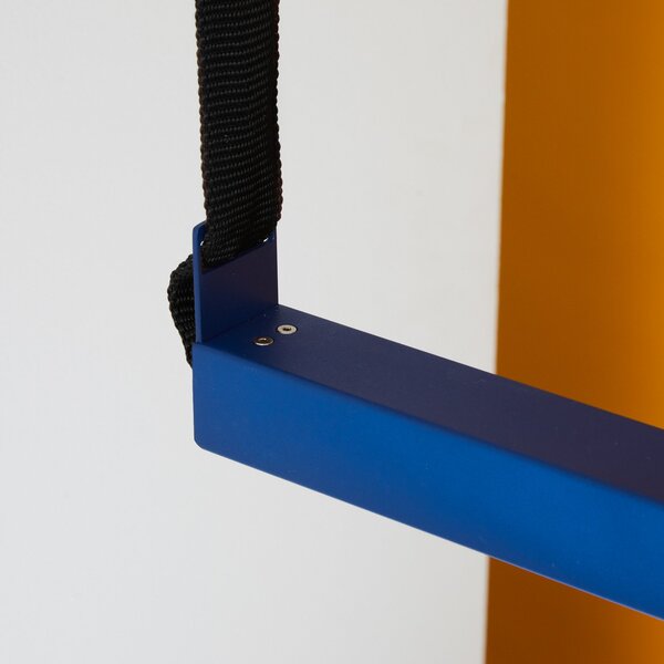 Lampada a sospensione LOOM DESIGN, Belto, dimmerabile, Blu, Sala da pranzo, Alluminio, Moderno