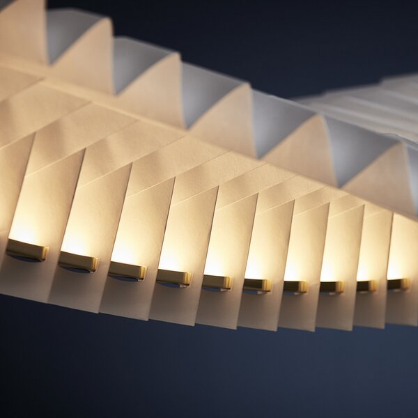 Lampada a sospensione FRANDSEN, Sora, Bianco, Soggiorno, Carta / Cartone, Design