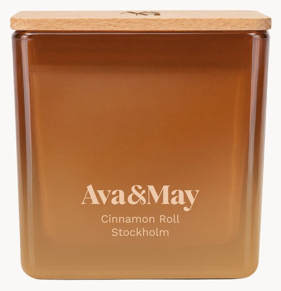 Candela profumata alla cannella (vaniglia, cannella e caramello) Cinnamon Roll