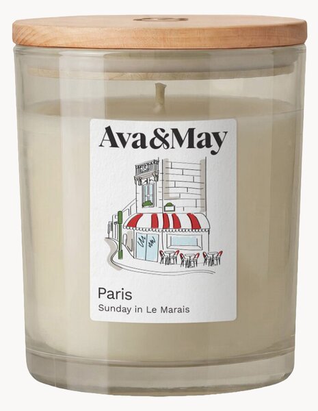 Candela profumata Paris (bergamotto, gelsomino e rosa)