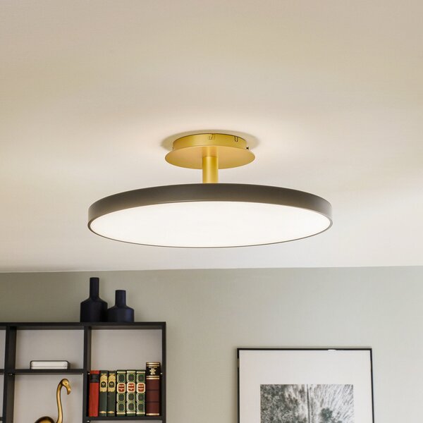 Plafoniera UMAGE, Asteria Up Large, dimmerabile, Nero, Soggiorno, Metallo, Design