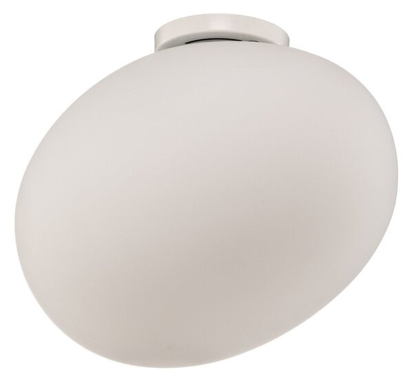 Plafoniera Foscarini, Gregg media, dimmerabile, Bianco, Soggiorno, Vetro, Design