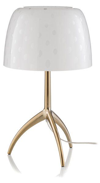 Lampade da tavolo Foscarini, Lumiere, dimmerabile, Bianco, Soggiorno, Vetro, Design
