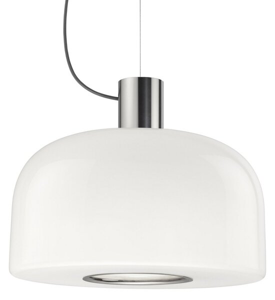 Lampada a sospensione FLOS, Bellhop Glass S2, dimmerabile, Bianco, Soggiorno, Vetro