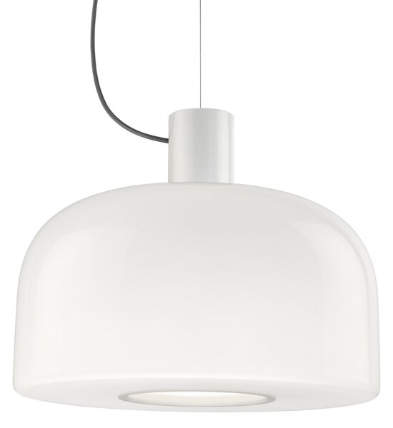 Lampada a sospensione FLOS, Bellhop Glass S2, dimmerabile, Bianco, Soggiorno, Vetro