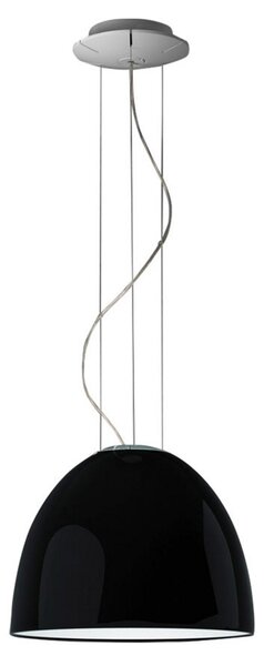 Lampada a sospensione Artemide, Nur Mini Gloss, dimmerabile, Nero, Soggiorno, Metallo, Design