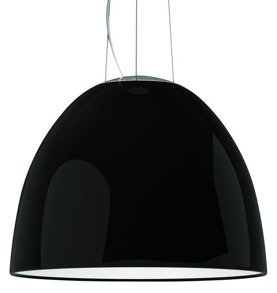 Lampada a sospensione Artemide, Nur Gloss, dimmerabile, Nero, Soggiorno, Metallo, Design