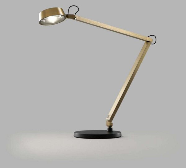 Lampade da tavolo LIGHT-POINT, dimmerabile, Dorato / Ottone, Soggiorno, Alluminio