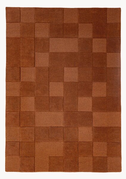 Tappeto in lana fatto a mano Checkerboard
