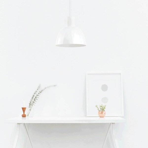 Lampada a sospensione Nemo Lighting, Lorosae, dimmerabile, Bianco, Soggiorno, Vetro