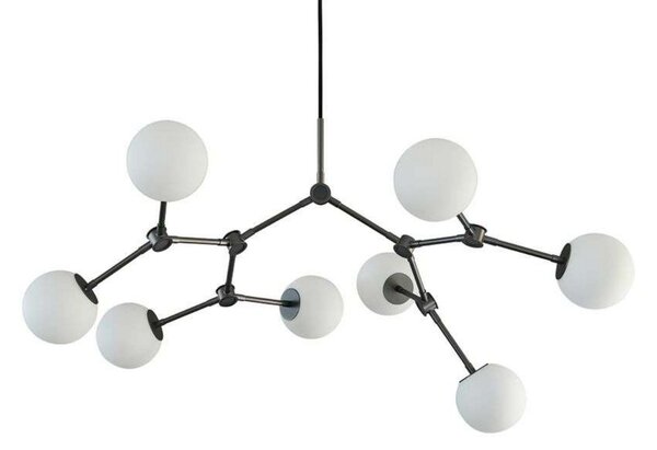 Lampadari 101 COPENHAGEN, dimmerabile, Grigio, Soggiorno, Vetro, Moderno