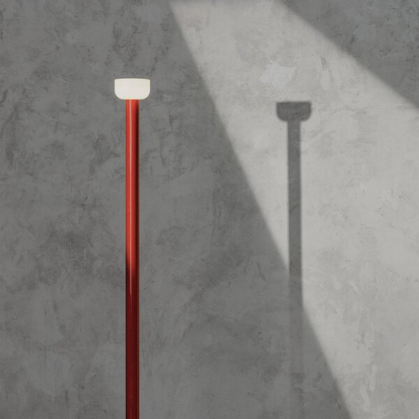 Lampada da terra FLOS, Bellhop, dimmerabile, Rosso, Soggiorno, Metallo, Design