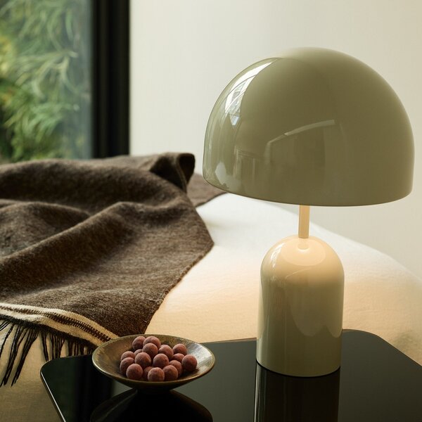 Lampade da tavolo Tom Dixon, Bell, dimmerabile, Grigio, Soggiorno, Metallo, Design