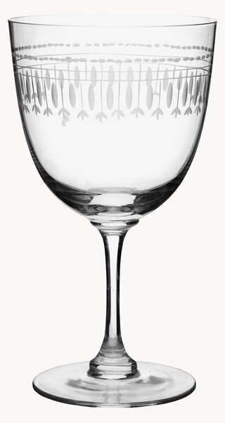Set di 2 bicchieri da vino in cristallo soffiato Ovals