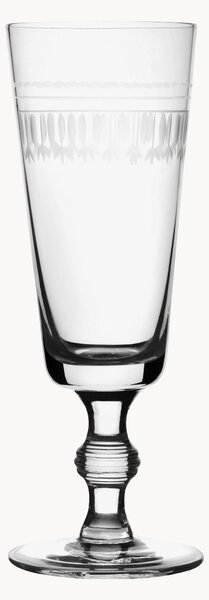 Set di 4 flute da champagne in cristallo soffiato Ovals