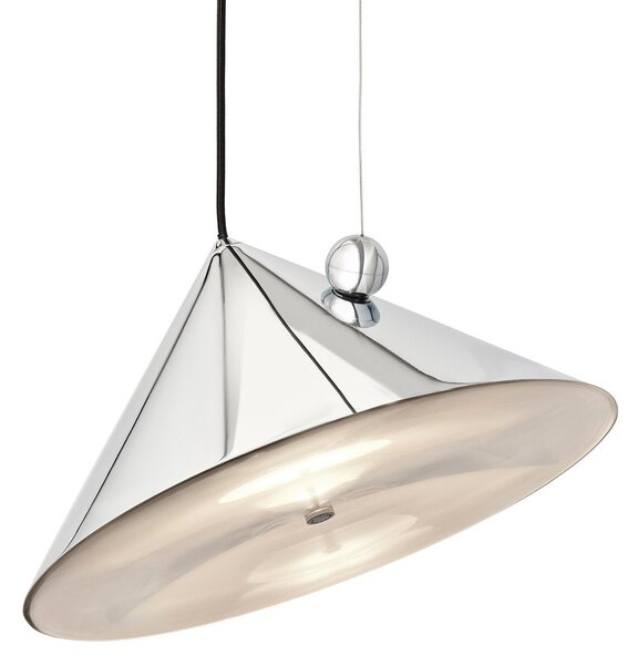 Lampada a sospensione Tom Dixon, Pose, dimmerabile, Metallizzato, Soggiorno, Metallo, Design