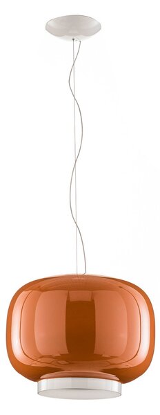 Lampada a sospensione Foscarini, Chouchin 1, dimmerabile, Arancione, Cucina, Vetro, Design