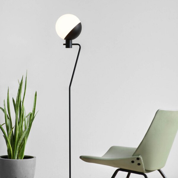 Lampada da terra GRUPA, Baluna, dimmerabile, Nero, Soggiorno, Metallo, Design