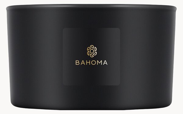 Candela profumata con tre stoppini fatta a mano Oakley (patchouli, muschio)