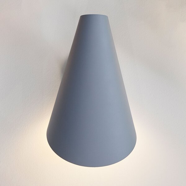 Applique da parete Vibia, I.Cono, dimmerabile, Blu, Camera da letto, Plastica, Moderno
